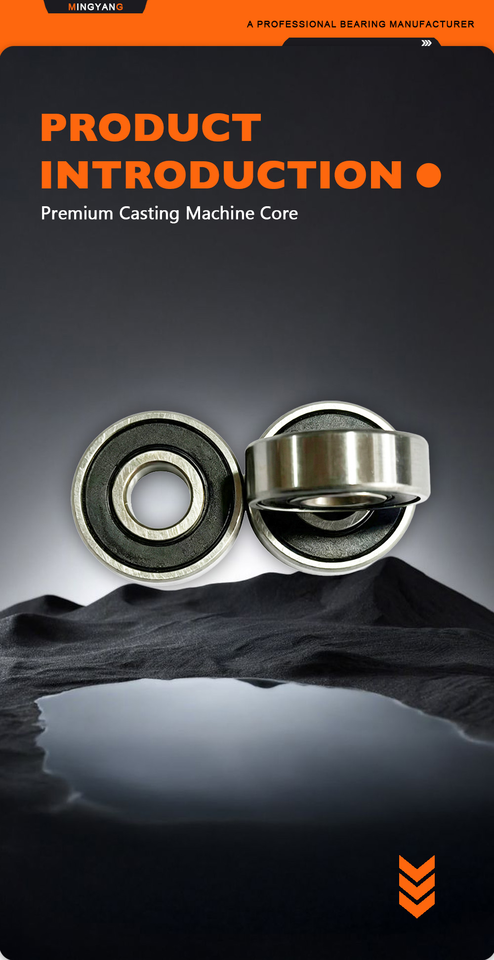 608 2RS Double‑Shield Mini Ball Bearing x