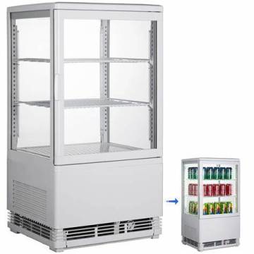China 98L Double Glass Door Refrigerator - Restaurant Kitchen Equipment
