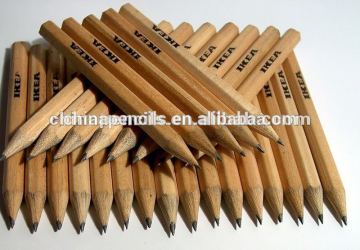 3.5inch HB mini nutural wooden lead pencil for kis