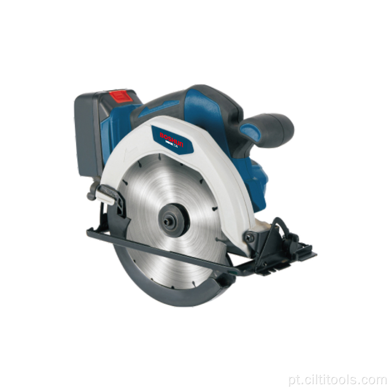 185mm 36V Bateria de lítio serra circular sem fio