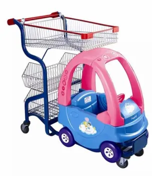 Fun Metal Shopping Trolley for Children