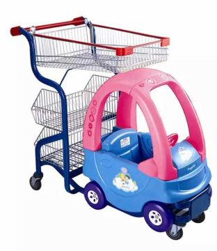 Fun Metal Shopping Trolley for Children