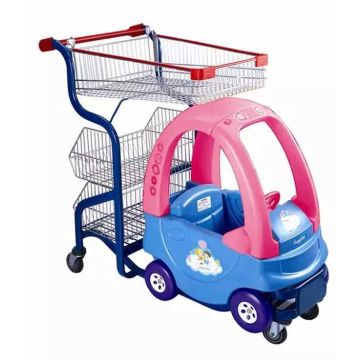 Fun Metal Shopping Trolley for Children