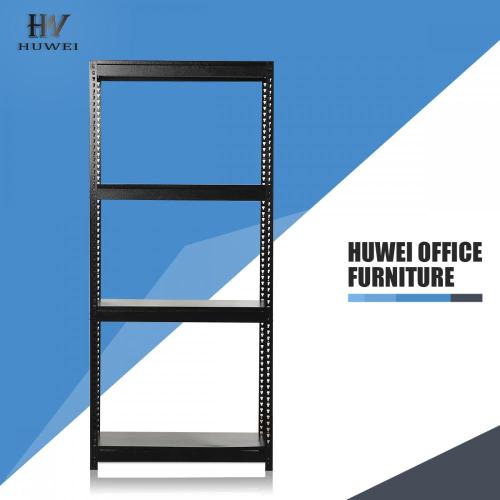 Steel slotted angle shelving light duty rack