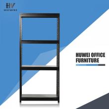 Steel slotted angle shelving light duty rack