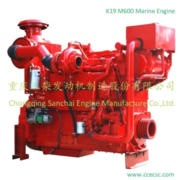 Cummin 1800rpm KTA19 Series Turbo Marine Engine Boat Engine