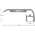 T Shape Step Light Led Aluminum Extrusion Profiles