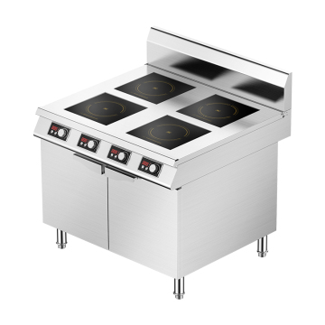 Commercial Kitchen Equipment: Pasta Cooking and 4 Burner Induction Cooktop for Snack Fast-food Restaurants