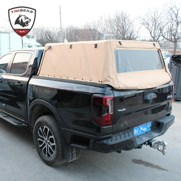 مقاوم للماء قابلة للطي من أكسفورد أسيلة مظلة Topper لـ Ranger 2022-2024 T9 Pickup Truck