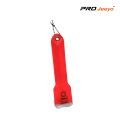 Advertencia Red LED linterna Keyring