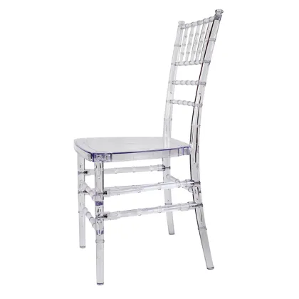 Wholesale Stacking Transparent Tiffany Chairs for Luxury Weddings: For Sale