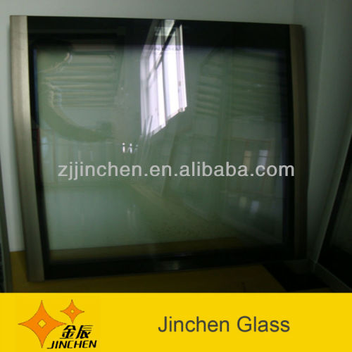 led glass door