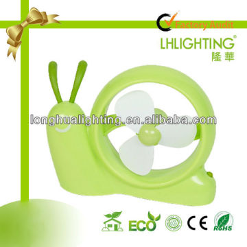 Popular mini snail shaped USB fan