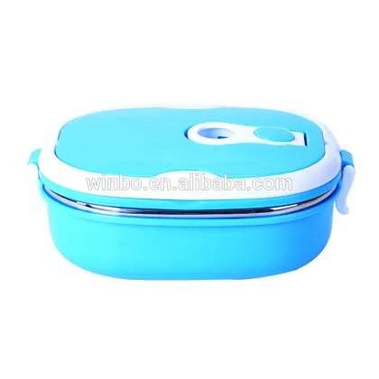 Thermos Lunch box with microwave and silicon cover