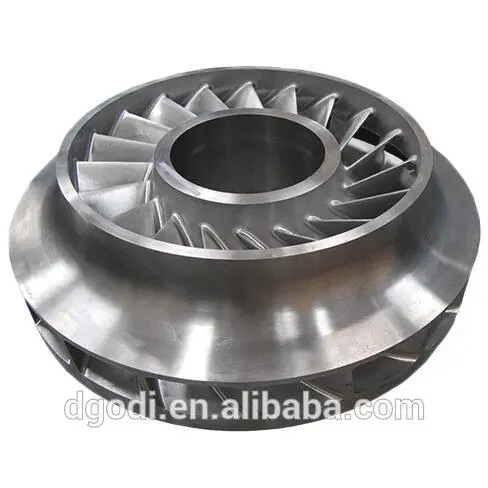 5 axis cnc milling aluminum water pump impeller for submarine