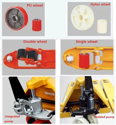 Hydraulic manual pallet track pallet jack