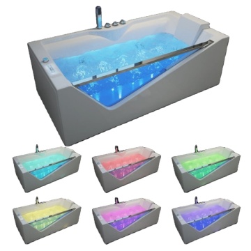 Elegante vasca da bagno per jacuzzi interni di 1 persona con luci a LED per hotel