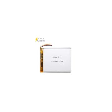 3.7V505365 2000mah Lithium Ion Battery Pack
