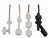 Electrical vertical/side-mounted stainless steel SUS304 double floats water level sensor