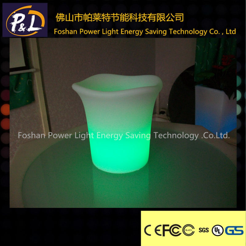 LED Color Changing Lighting Wine Display LED Ice Cooler