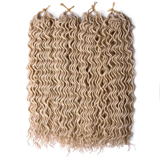 18in 24strands  spot   japanese  ombre kanekalon curl faux  locs afro  synthetic  braid  hair