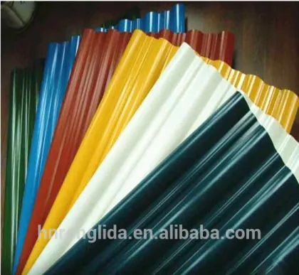 Shandong PPGI factory colored tiles color steel tile for steel roof