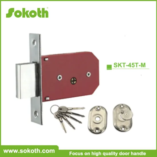 Supply Reasonable Price high quality Mortice lock body with Red lock case,colorful lock body