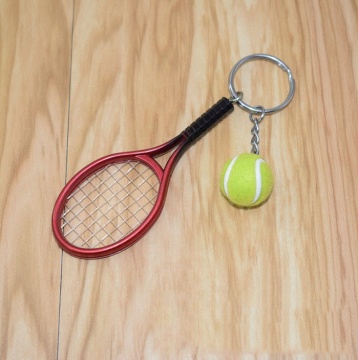 Tennis Racket Keychain: Fashionable Sports Promotional Gift