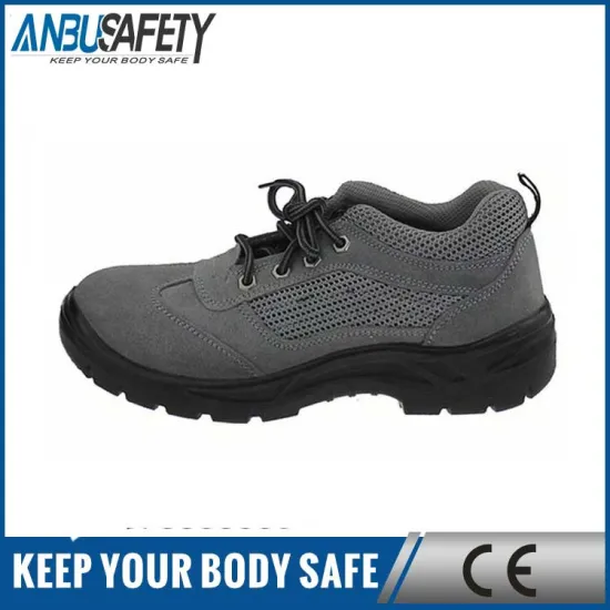 Hot selling ladies safety shoes with heel for workers