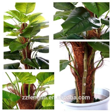 Epipremnum aureum make wholesale cheap large artificial plant for inner outer door decoration