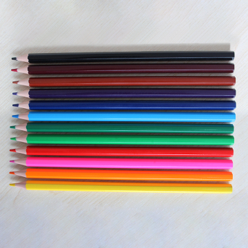 High Quality Cheap 12 Pc Standard Size Plastic Colored Pencils Set for Kids Drawing