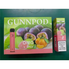 GunnPod desechable 2000 Puffs e-cigarrillo