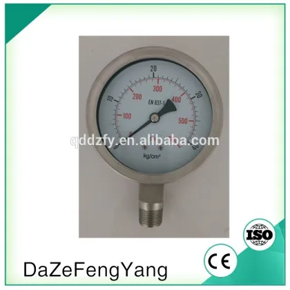 wika type 316 steel pressure gauges