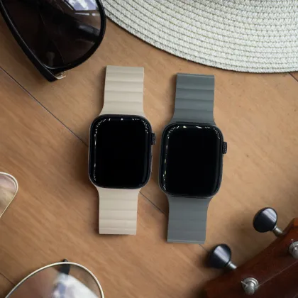 Polo Fitch Silicone Magnetic Watchband 42-49mm for 45mm/44mm Watches