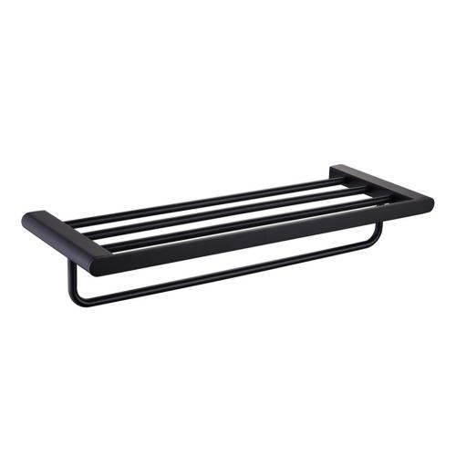 Excellent Matt Black Wall Mount Towel Rack