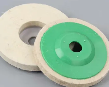 wool polishing felt flap disc wheels for surface