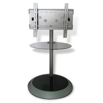 LCD TV Stand with Glass Shelf, Suitable for 25 to 37 inch LCD/LED