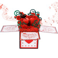 3D Pop Up Anniversary Surprise Box kártya
