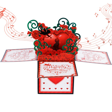 Wyskakująca karta rocznicowa Love Box