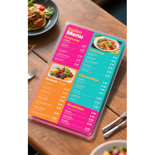 Product parameters and production process of the menu