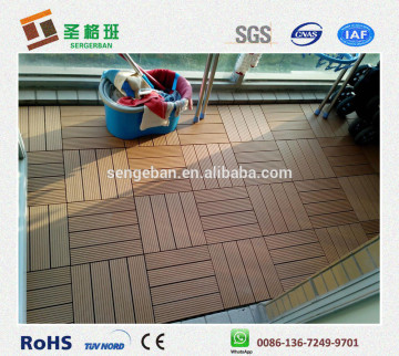 2015 new swimming pool decking tile/wood plastic composite decking tiles