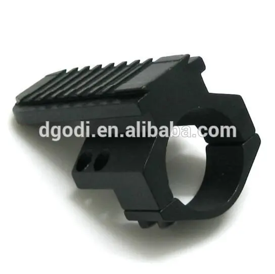 matt black anodized aluminum windage & elevation adjustable scope riflescope mount