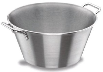 Heavy duty kitchenbowl, with handles, s/s