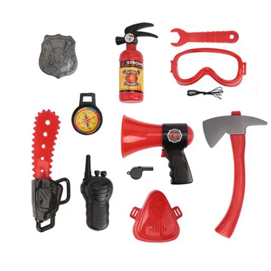 Complete EPT Dollar Toys Fire Tool Set: The Ultimate 8-Piece City Station Fireman Rescue and Extinguisher Toy Kit for Firefighters