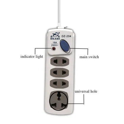 4 Way Power Extension Socket - Multifunction Plugs and Sockets Switch Electric Socket Outlet