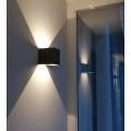 Aplique de pared led impermeable de tipo cuadrado ajustable