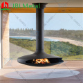 Modern Freestanding Wood Burning Fireplace