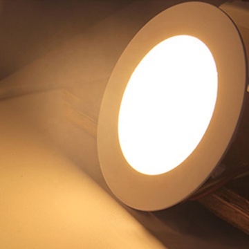 Round LED Surface Mounted Panel Light with Slim Design, IP44 Rating, and One-Year Warranty