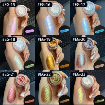 Wholesale High Quality Chrome Flakes Cream Eyeshadow: Premium Make-up Cosmetics Glitter Gel