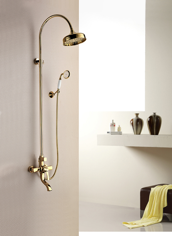 exposed shower system